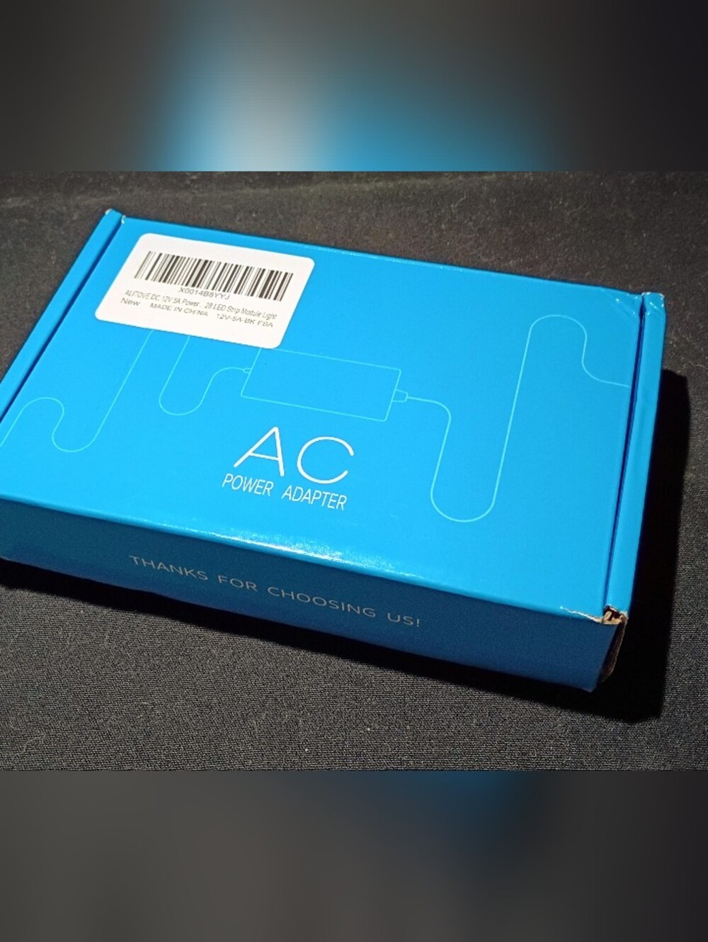 AC POWER ADAPTER w/IEC Cable ALITOVE DC 12V 5A 28 LED Module Light BRAND-NEW NIB